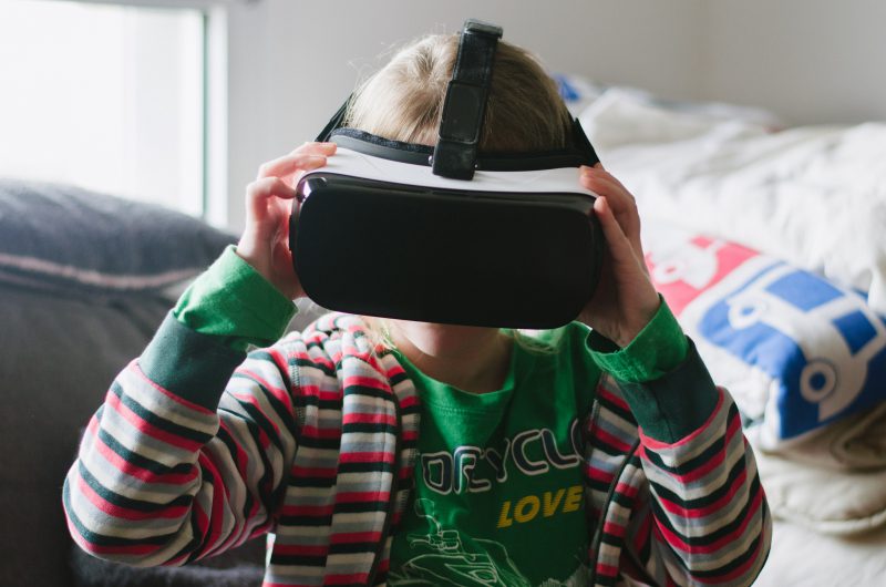 The VR headset made our kids disappear