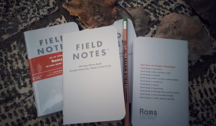 My new Rams Field Notes notebooks